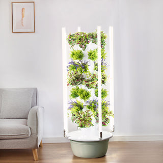 HydroGrow Tower Medium med plantelys