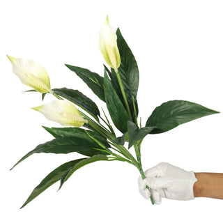 Artificial Spathiphyllum Patinii 47CM White