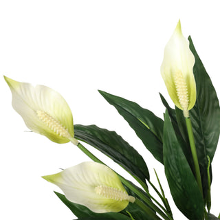 Artificial Spathiphyllum Patinii 47CM White