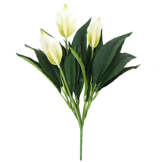 Artificial Spathiphyllum Patinii 47CM White