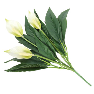 Artificial Spathiphyllum Patinii 47CM White