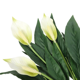 Artificial Spathiphyllum Patinii 47CM White