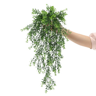 58CM Artificial Mixes Boxwood Foliages Hanging Bushes