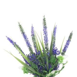 30CM Premium Big Artificial Lavender Foliages Purple Green
