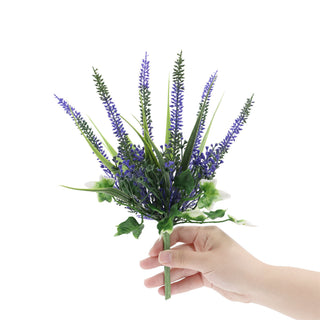 30CM Premium Big Artificial Lavender Foliages Purple Green