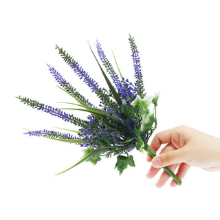 30CM Premium Big Artificial Lavender Foliages Purple Green