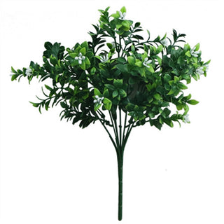 Fresh Green Boxwood with White Flower 32CM Length Outdoor UV