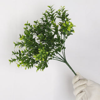Fresh Green Boxwood with White Flower 32CM Length Outdoor UV