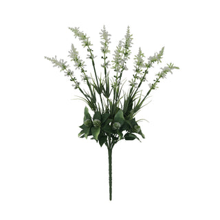 New Premium Lavender Bush White 40CM