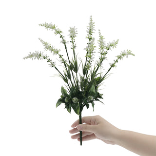 New Premium Lavender Bush White 40CM