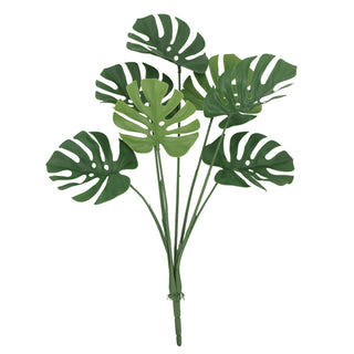 Artificial Monstera Bush Deliciosa 63CM Length Light Green UV Protected