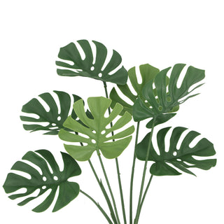 Artificial Monstera Bush Deliciosa 63CM Length Light Green UV Protected