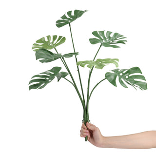 Artificial Monstera Bush Deliciosa 63CM Length Light Green UV Protected