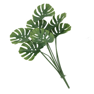 Artificial Monstera Bush Deliciosa 63CM Length Double Green UV Protected