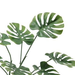 Artificial Monstera Bush Deliciosa 63CM Length Double Green UV Protected
