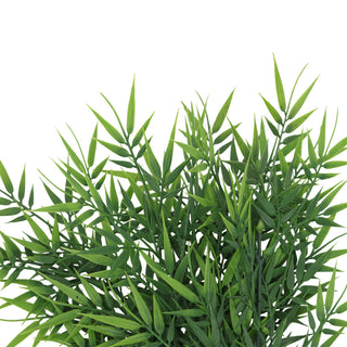 32CM Length Dark Green Artificial Bamboo Foliages UV FR