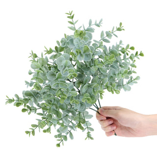 Lush Green Grey Color 33CM Length