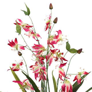 Artificial Flame Lily 110CM Indoor