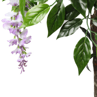 Premium Artificial Wisteria Tree in Purple