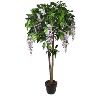 Premium Artificial Wisteria Tree in Purple