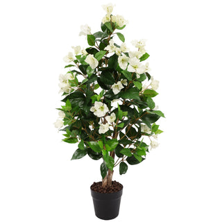 Premium Artificial Bougainvillea White 95CM