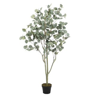 Artificial Eucalyptus White Green 150CM