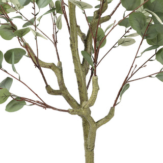 Artificial Eucalyptus White Green 180CM