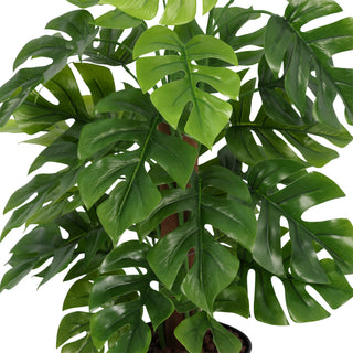 60CM Height Artificial Monstera Tree with Palm Bark Indoor
