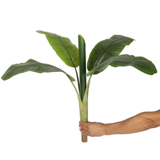120CM Height Triple Trunks Artificial Banana Tree 18 Leaves