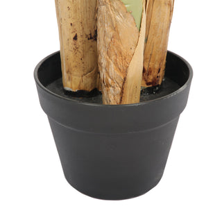 120CM Height Triple Trunks Artificial Banana Tree 18 Leaves