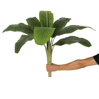 120CM Height Triple Trunks Artificial Banana Tree 18 Leaves