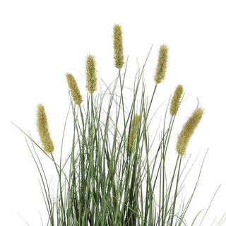 Artificial Grass Plants with Green Hippocampus Flowers 90CM