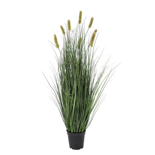 Artificial Grass Plants with Green Hippocampus Flowers 90CM