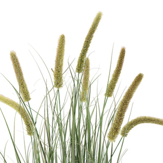 Artificial Grass Plants with Green Hippocampus Flowers 120CM