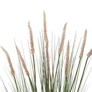 Artificial Pine And Cypress Grass White Grey 120CM Height Indoor