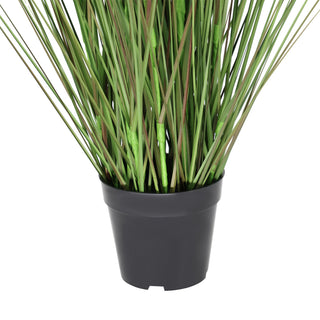 Artificial Pine And Cypress Grass White Grey 120CM Height Indoor