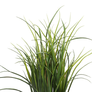 Potted Artificial Reed Grass Deluxe 100CM Green UV Protected