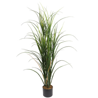 Potted Artificial Reed Grass Deluxe 130CM Green UV Protected