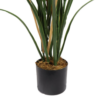 Potted Artificial Reed Grass Deluxe 130CM Green UV Protected