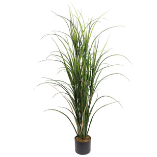 Potted Artificial Reed Grass Deluxe 130CM Green UV Protected