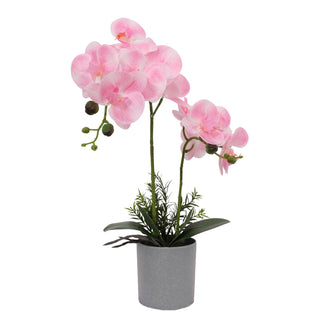 Nice Potted Artificial Orchids Bonsai 50CM Pink