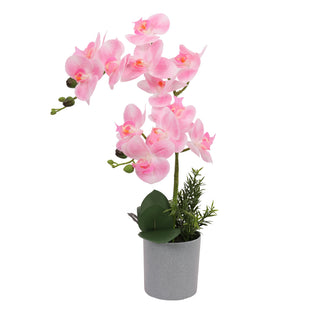 Nice Potted Artificial Orchids Bonsai 50CM Pink
