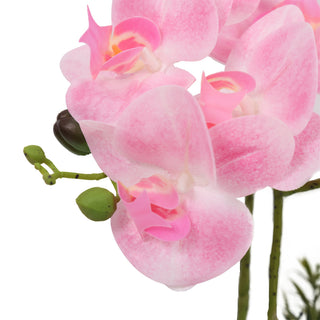 Nice Potted Artificial Orchids Bonsai 50CM Pink