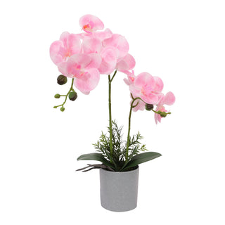 Nice Potted Artificial Orchids Bonsai 50CM Pink