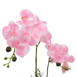 Nice Potted Artificial Orchids Bonsai 50CM Pink