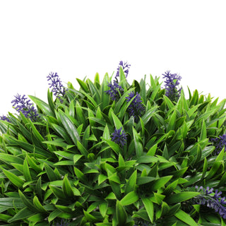 Purple Lavender Topiary Ball 35CM Diameter Outdoor UV