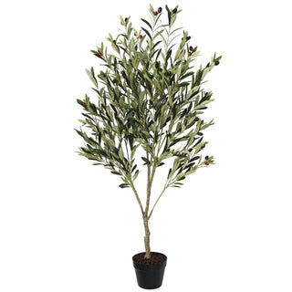 Premium Artificial Olive Tree 135CM Plastic Trunk Indoor