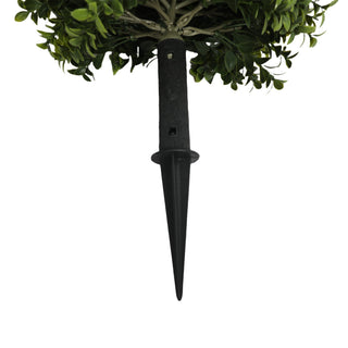 Fully PE Artificial Topiary Ball Tree with Pointed Cones 35CM Diameter Outdoor UV Protected