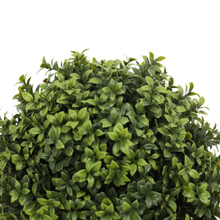 Fully PE Artificial Topiary Ball Tree with Pointed Cones 35CM Diameter Outdoor UV Protected