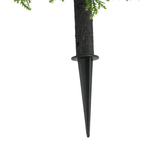 Fully PE Artificial Cypress Ball Tree with Pointed Cones 35CM Diameter Outdoor UV Protected